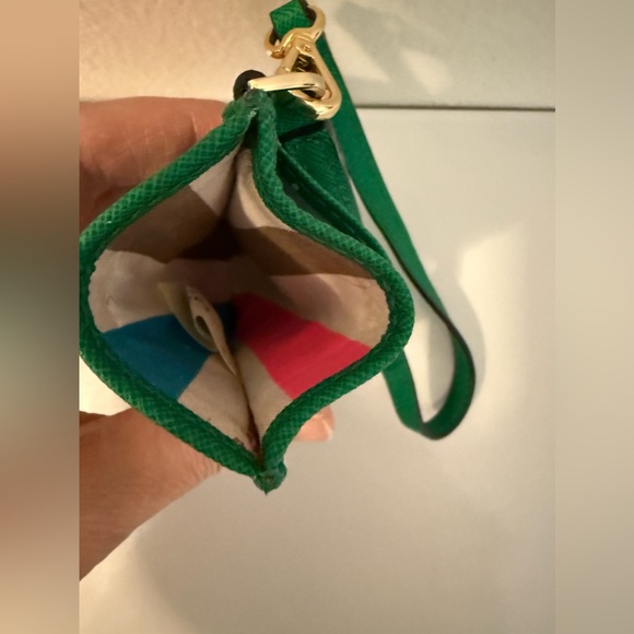 NWOT Kate Spade Saffiano Leather Small Slim Card Holder Green - Picture 7 of 7